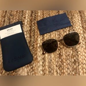 Le Specs Neptune Bright Gold Sunglasses